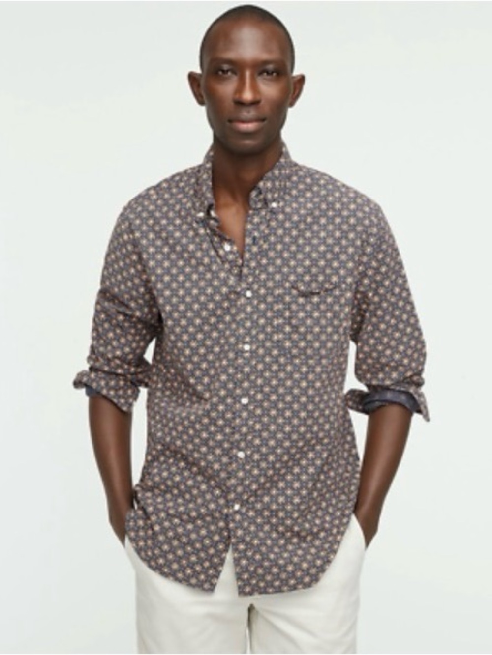 J. Crew Sun Burst Button-Up Shirt